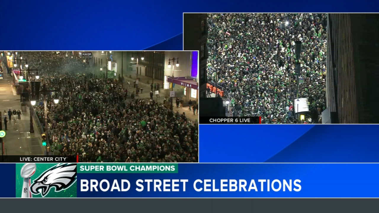How Philadelphia celebrated Eagles Super Bowl win