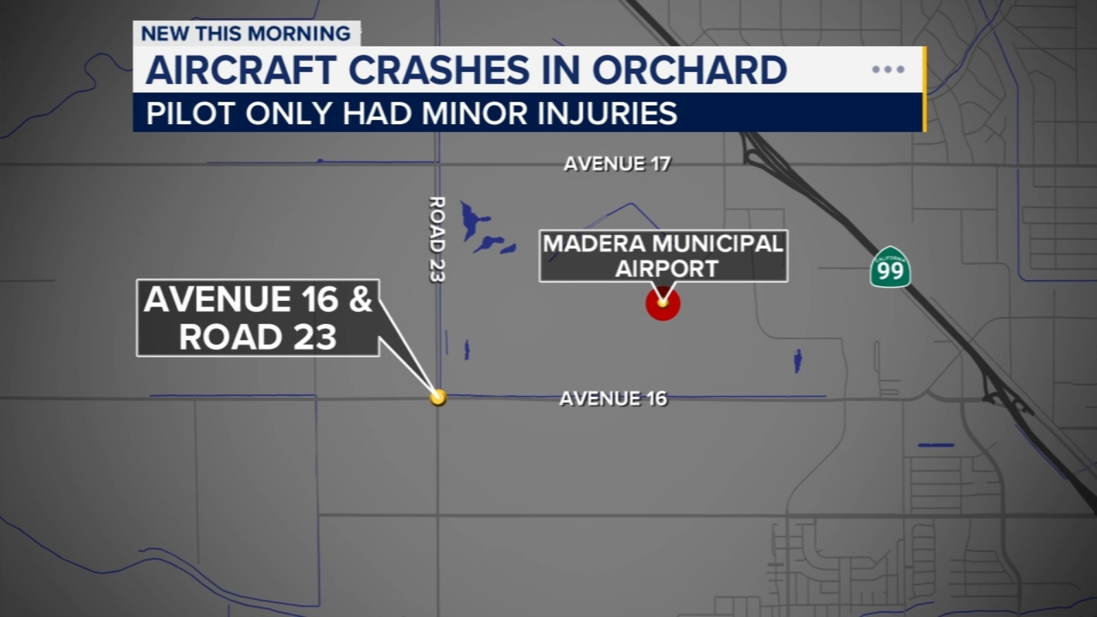 Plane crashes in almond orchard in Madera, officials say