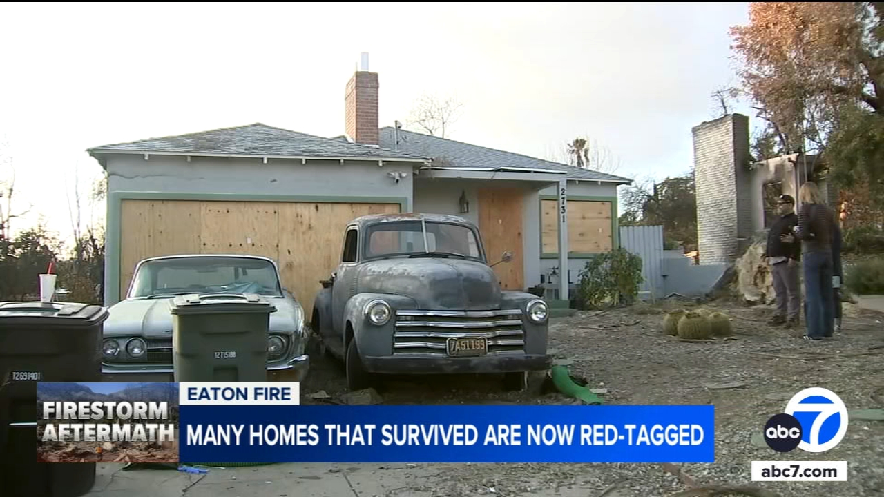 Toxic dangers linger inside couple's Altadena home that survived fire