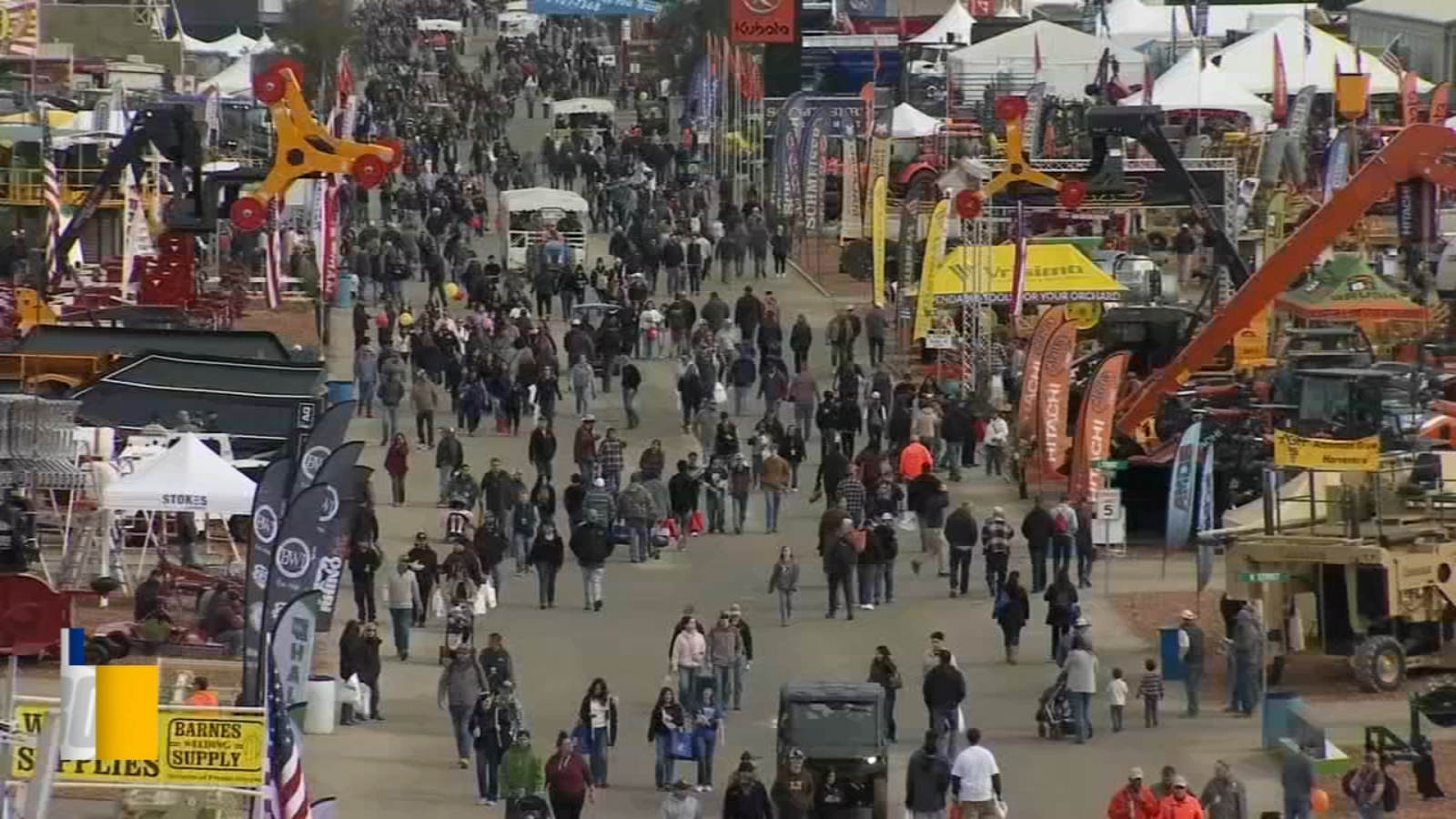 Preparations underway for rain on last day of World Ag Expo in Tulare