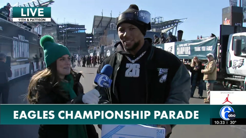 Saquon Barkley tells Action News the parade is 'The stuff you dream about'