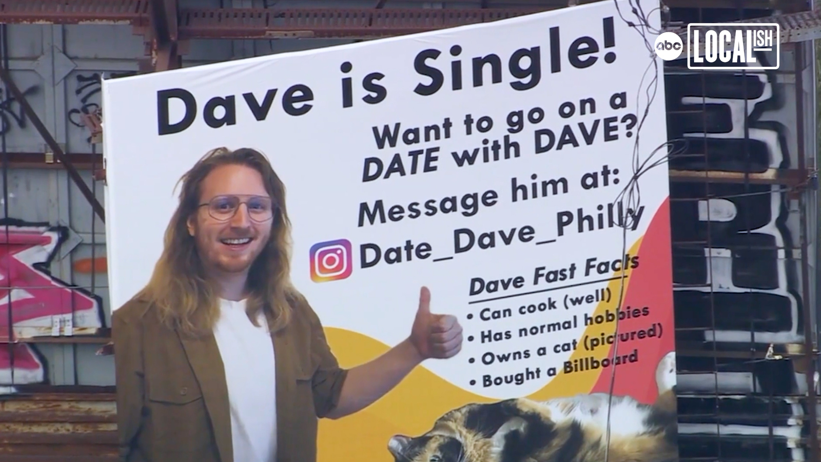 Philadephia man rents billboard to find a date ABC7 Los Angeles
