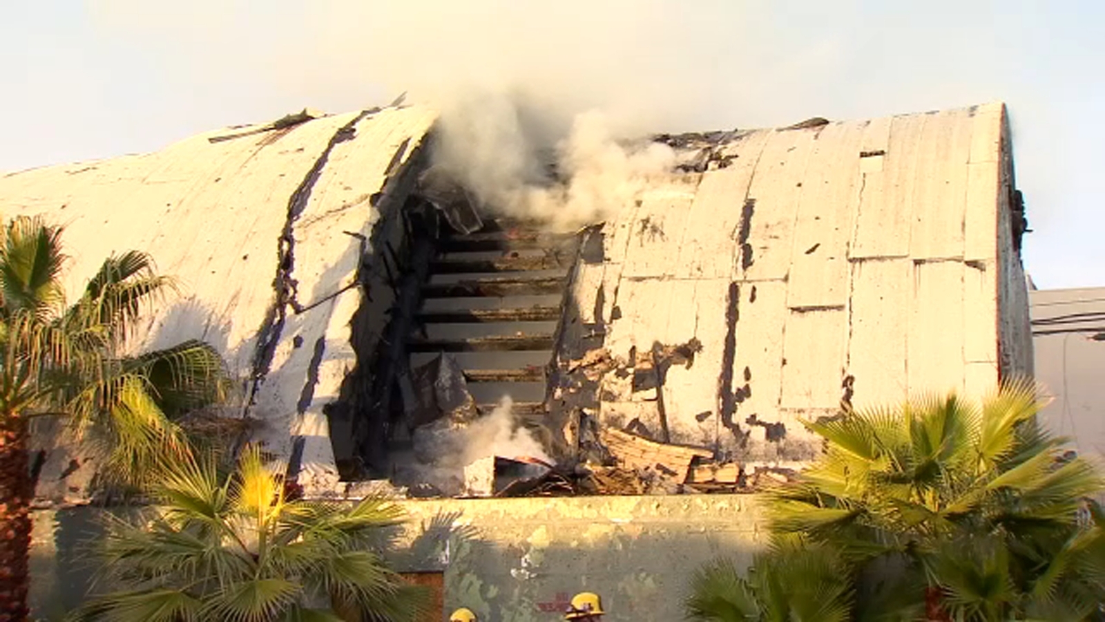 Man rescued from abandoned burning Porterville theater arrested for starting fire