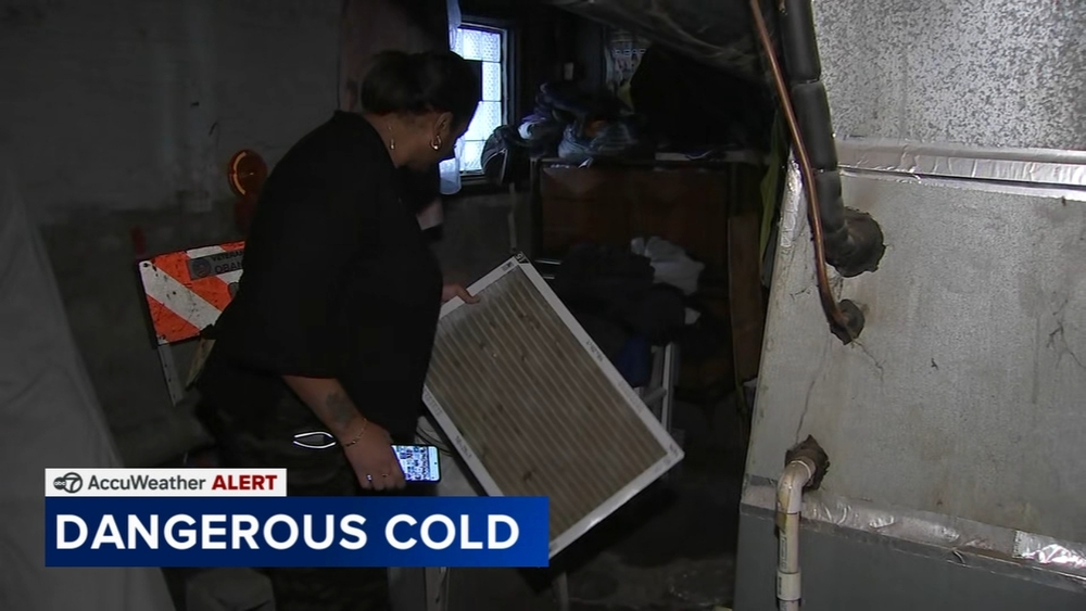 HVAC crew tends to homes as temperatures take dangerous dip