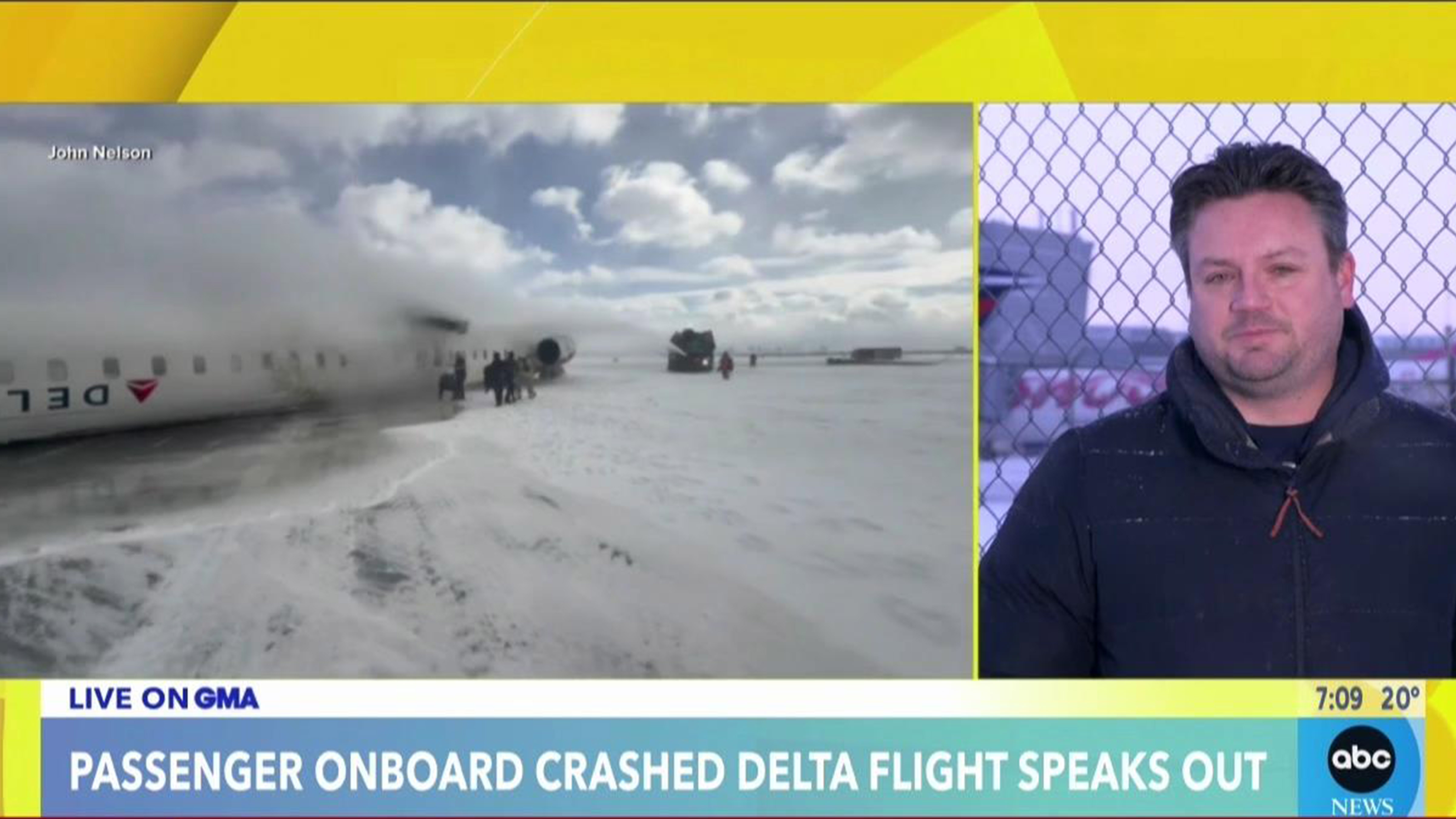 'Hanging like bats': Toronto plane crash survivor speaks out