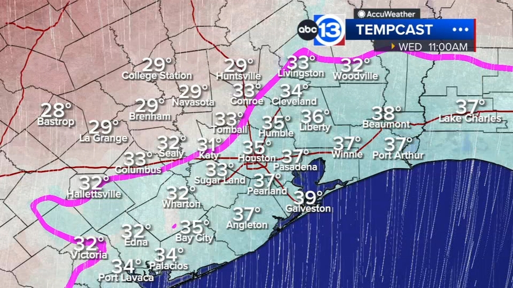 Here's the timeline for the arrival of freezing temperatures