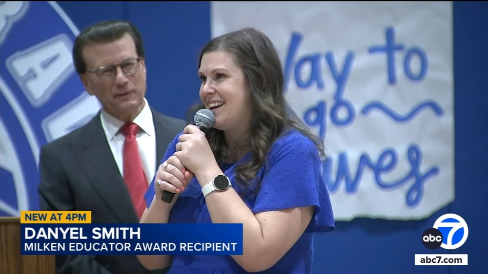 ASL teacher receives top honor with the Milken Educator Award