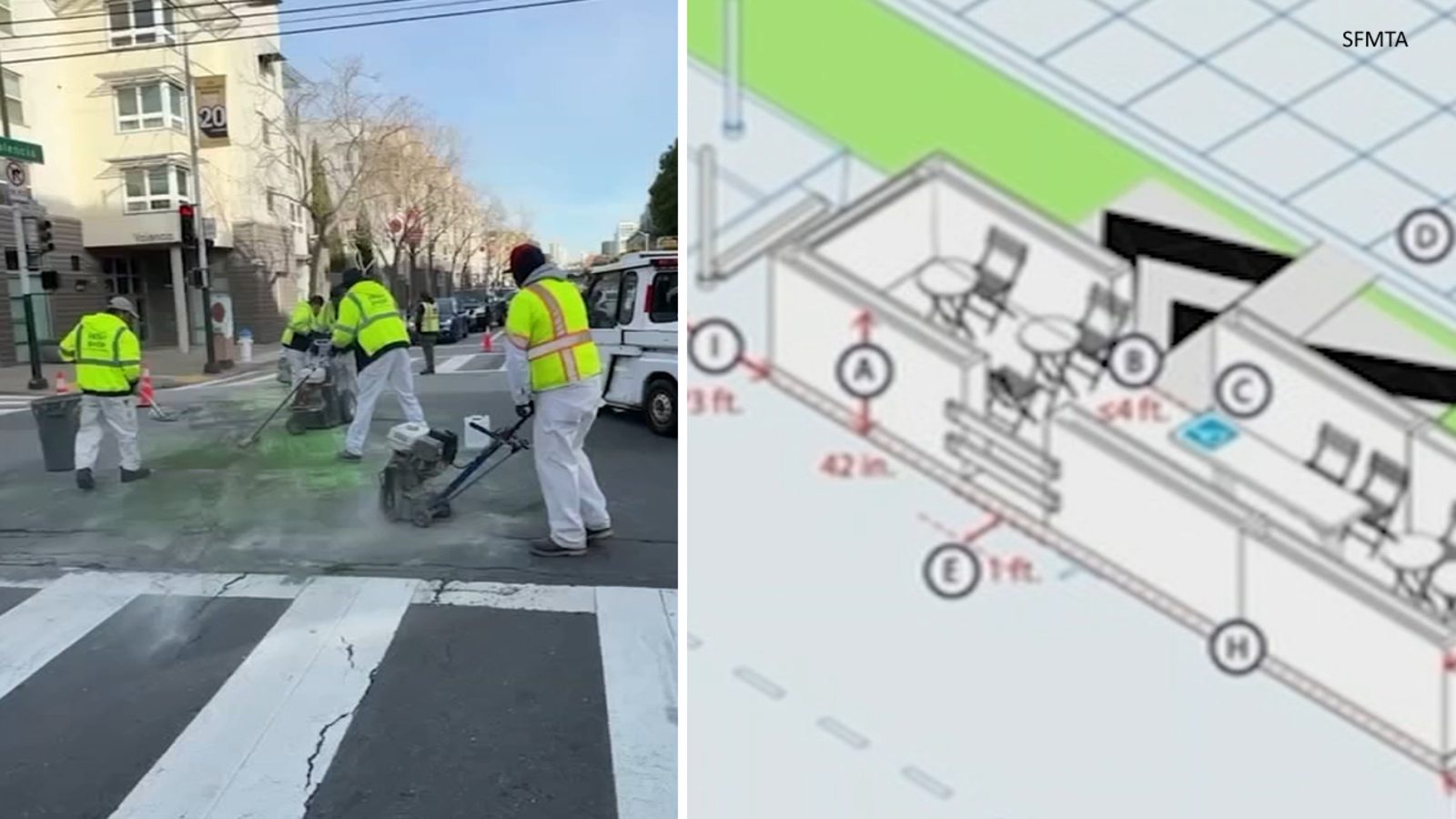 SF's controversial bike lane being removed after 18 months; new design raises concerns