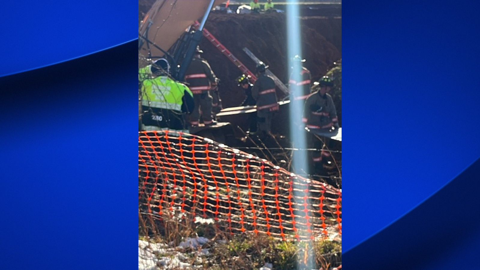 Firefighters rescue construction worker who got stuck, fell into trench ...
