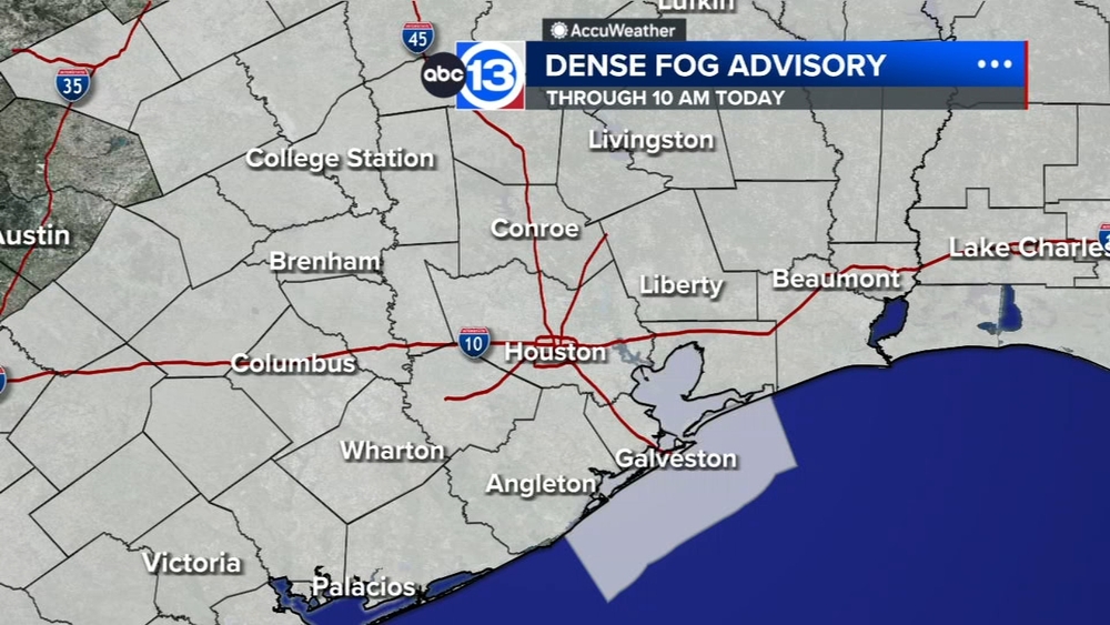Foggy mornings, sunny afternoons continue until cool front arrives