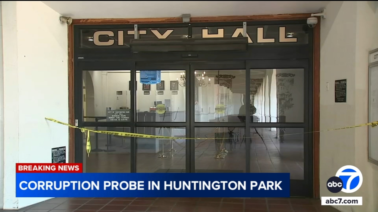 LA County DA's office raids Huntington Park City Hall as part of corruption probe - ABC7 Los Angeles