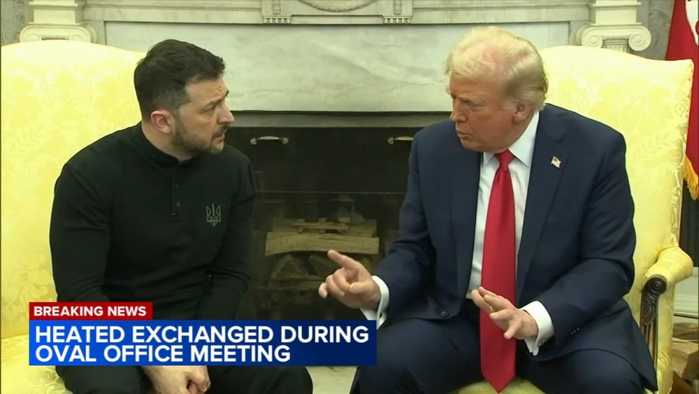 Trump, Zelenskyy Oval Office meeting devolves into shouting match