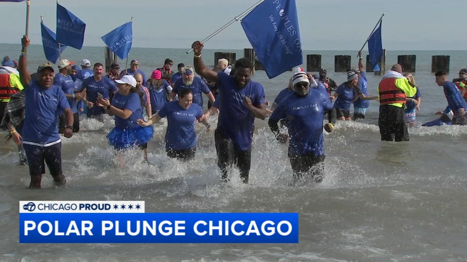 2025 Polar Plunge Chicago: Thousands brave frigid Lake Michigan to ...