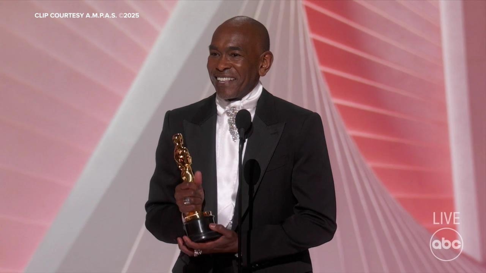 Paul Tazewell is first Black man to win Oscar for best costume design for 'Wicked'