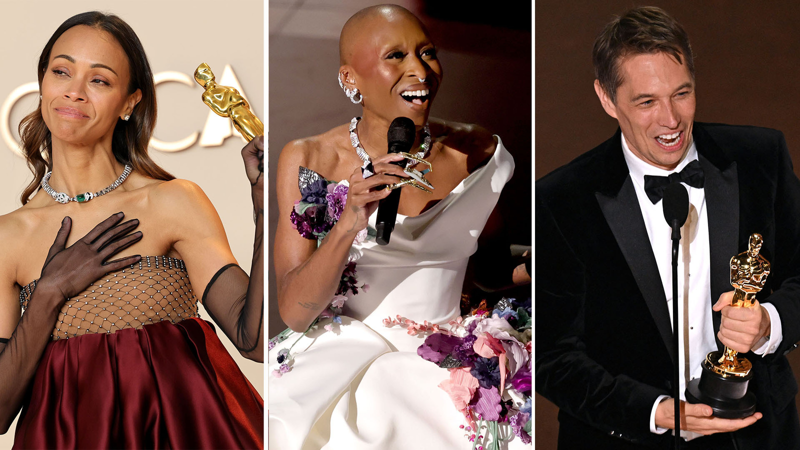 Top moments from the Oscars: 'Anora' wins big, 'Wicked' musical medley and emotional speeches