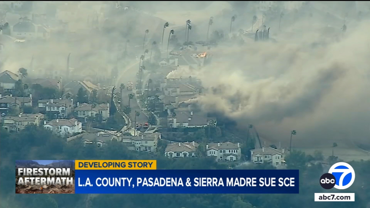 LA County sues Southern California Edison over Eaton Fire