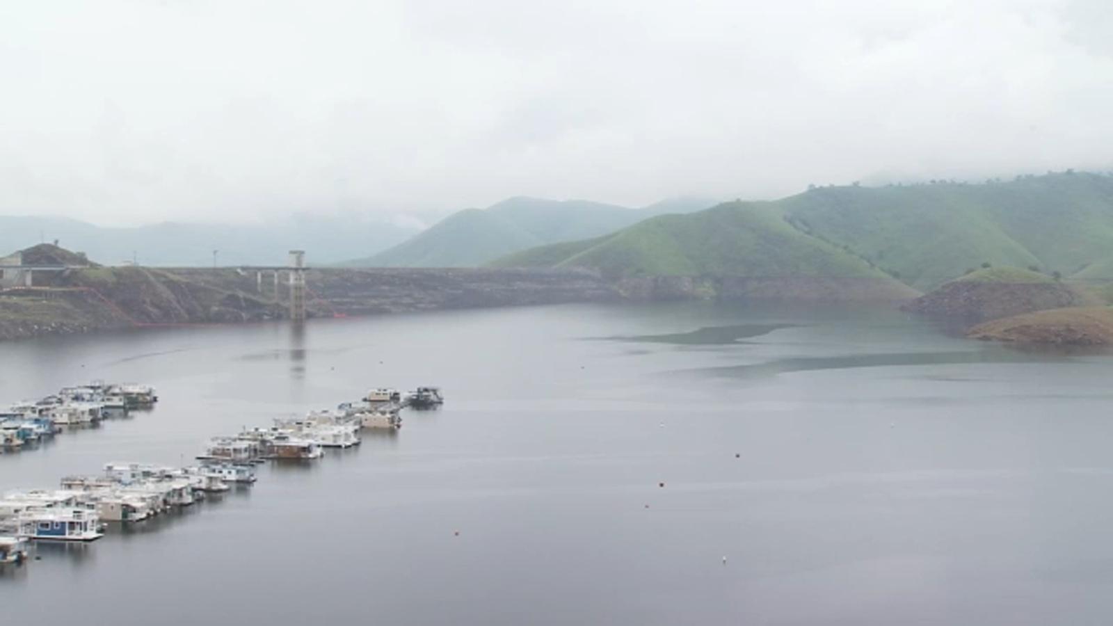 Rain impacts across the valley floor and our local lakes