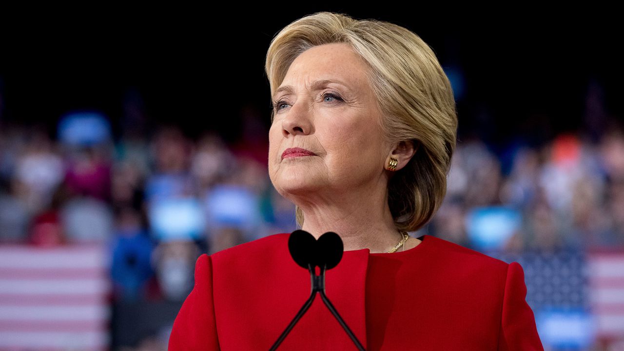 Hillary Clinton makes emotional concession speech