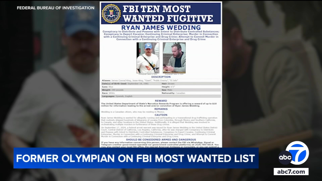 $10M reward offered for arrest of ex-Olympian turned alleged drug lord