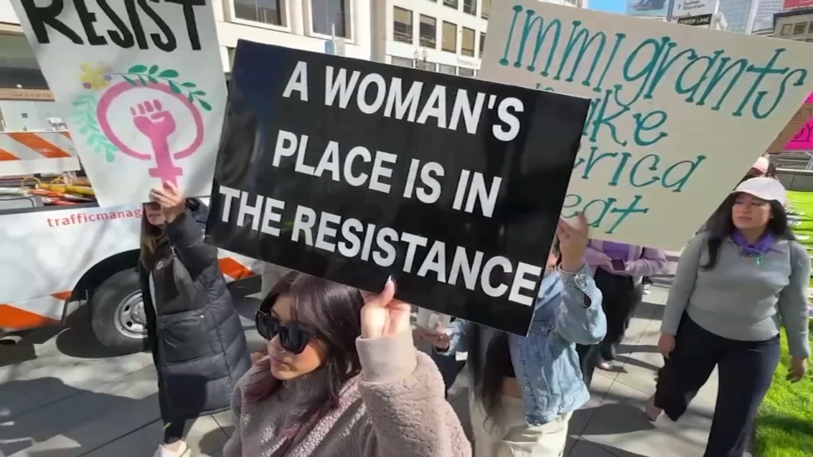 Bay Area marks International Women's Day with marches, activism: 'We are not going back'