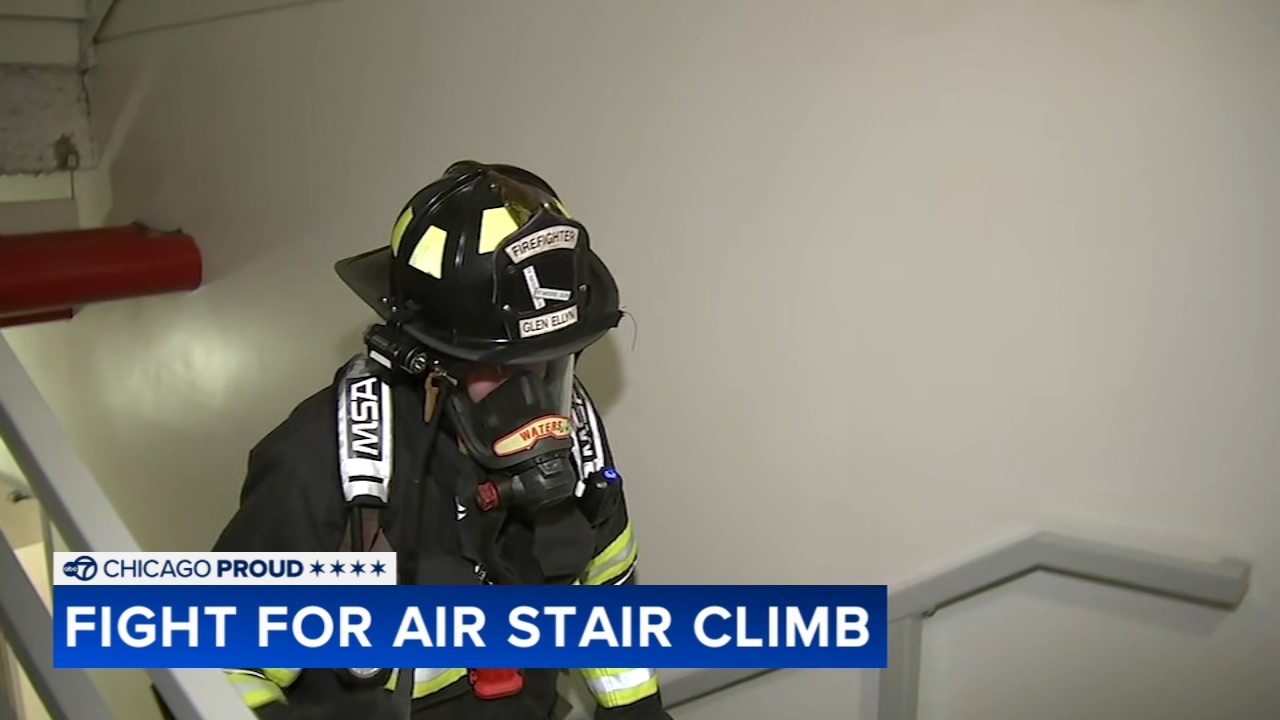 Hundreds climb Oakbrook Terrace Tower for American Lung Association
