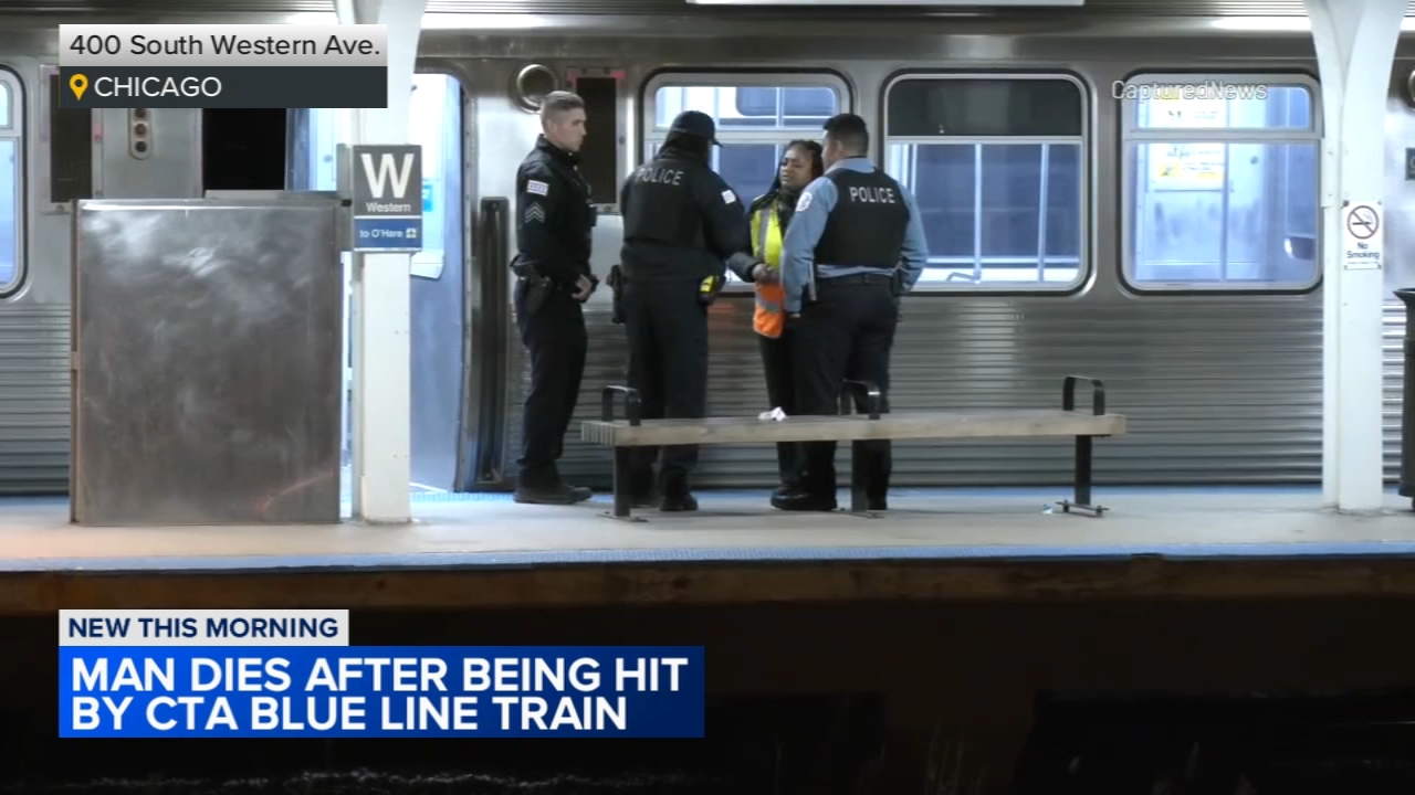 Man struck, killed by CTA Blue Line train after falling on tracks: CPD