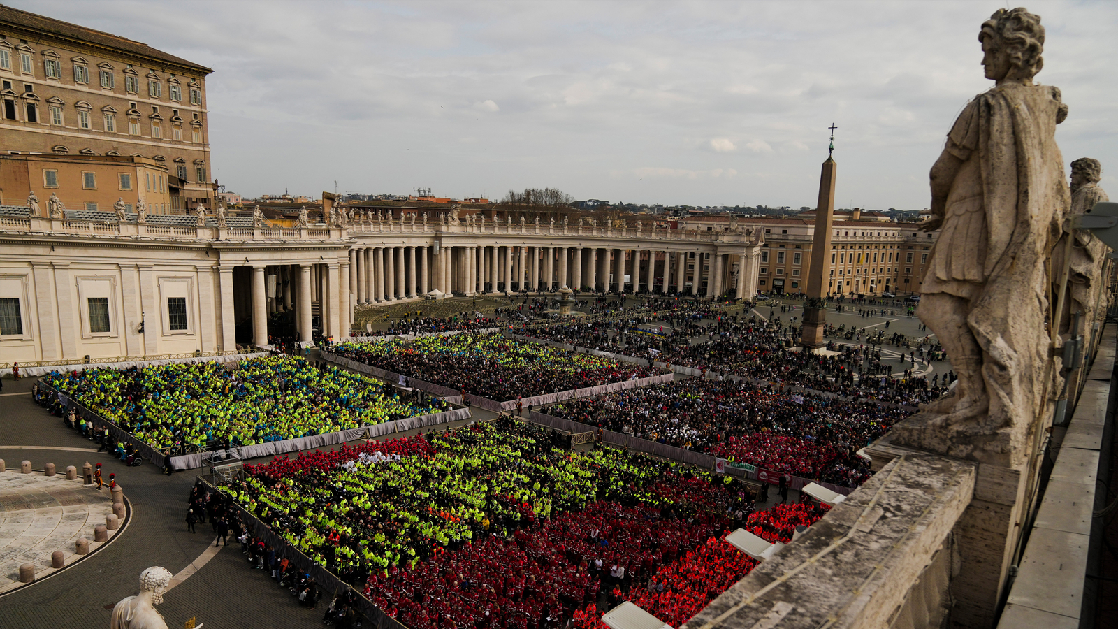 Doctors declare Pope Francis no longer in imminent danger due to pneumonia, but remains hospitalized