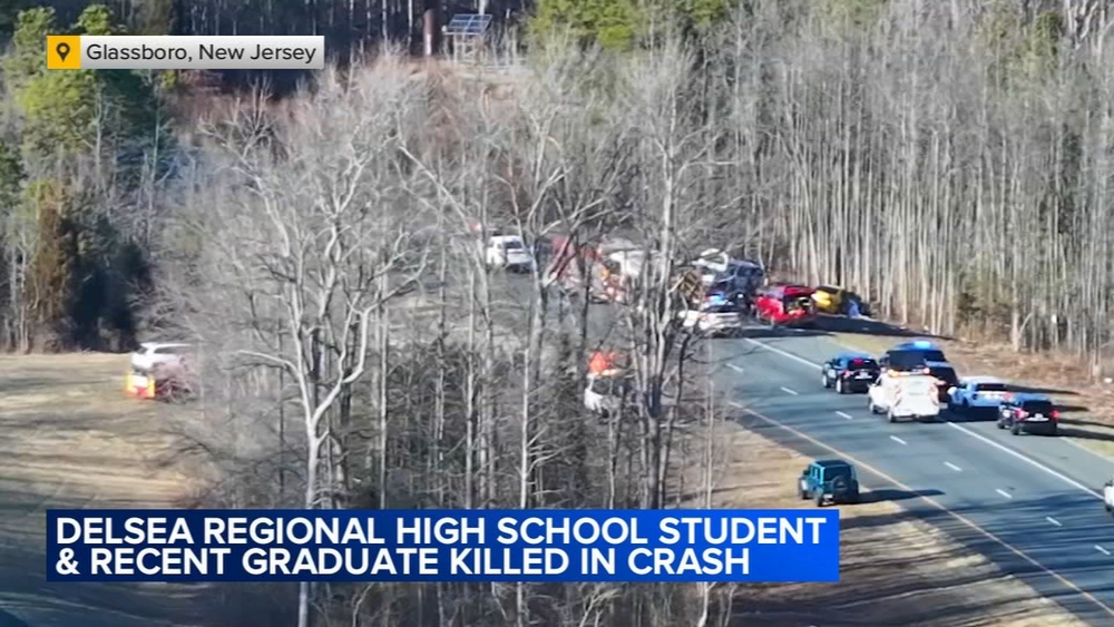 Delsea Regional High student, recent graduate killed in Rt. 55 crash in Glassboro, New Jersey
