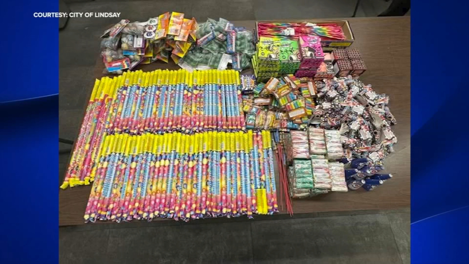 Vendor caught selling illegal fireworks at Lindsay farmers market, police say
