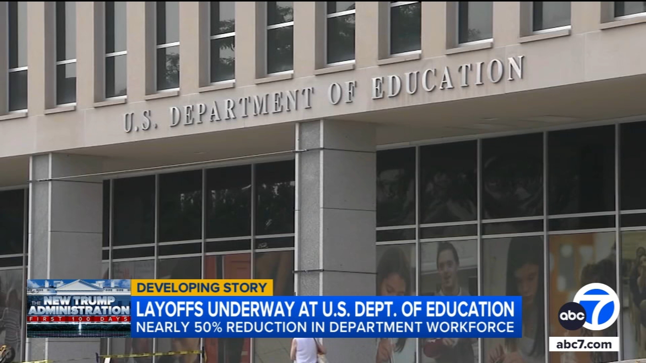 Department of Education lays off nearly 50% of its workforce