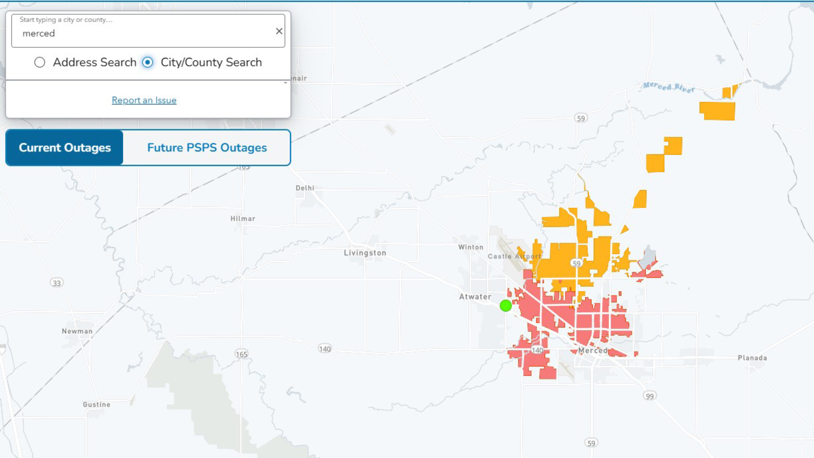 Over 17,000 customers without power in Merced area as storms roll in