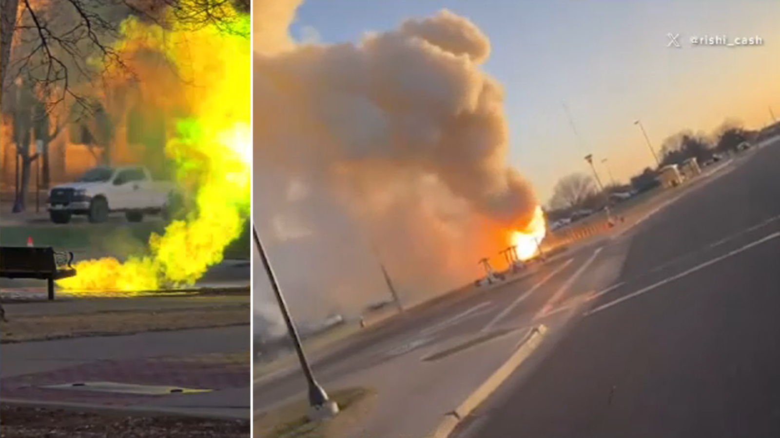 Maintenance hole explosion at Texas Tech University causes fires, power outages, and cancels classes