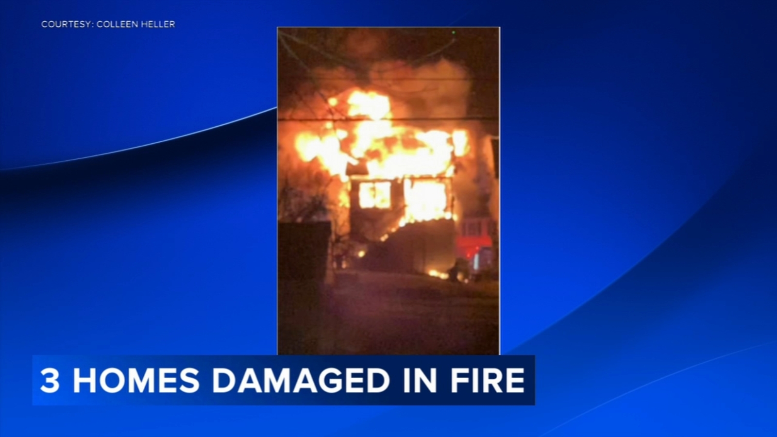 Fire spreads to multiple homes on Evergreen Lane amid strong winds in ...