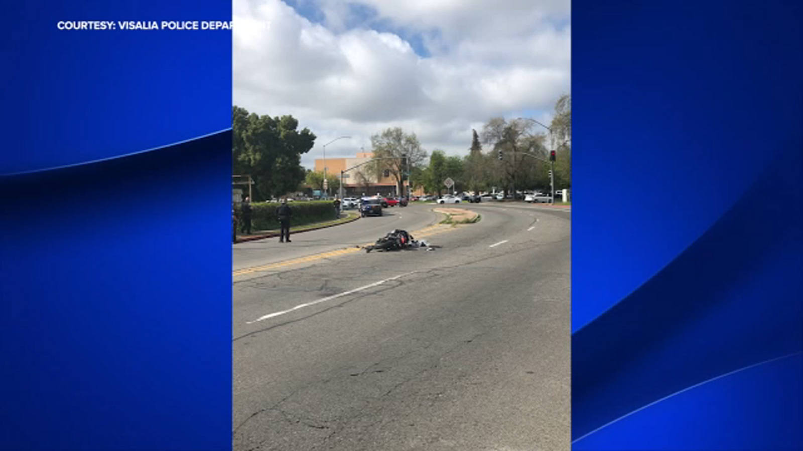 Motorcyclist hospitalized following wrong-way crash in Visalia, police ...