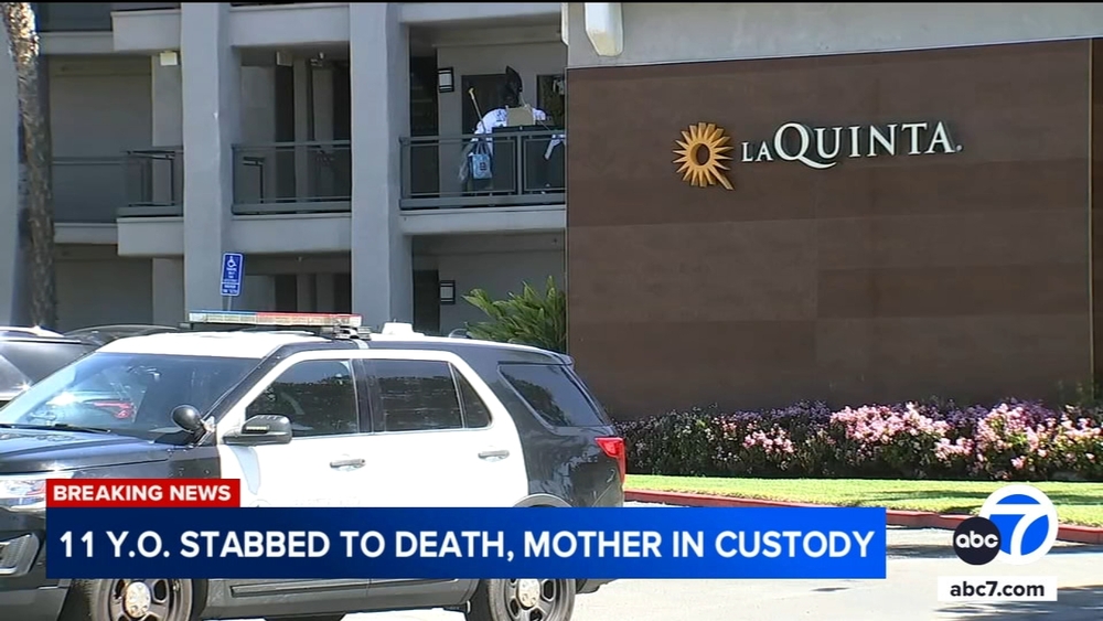 11-year-old boy stabbed to death at hotel, mother in custody