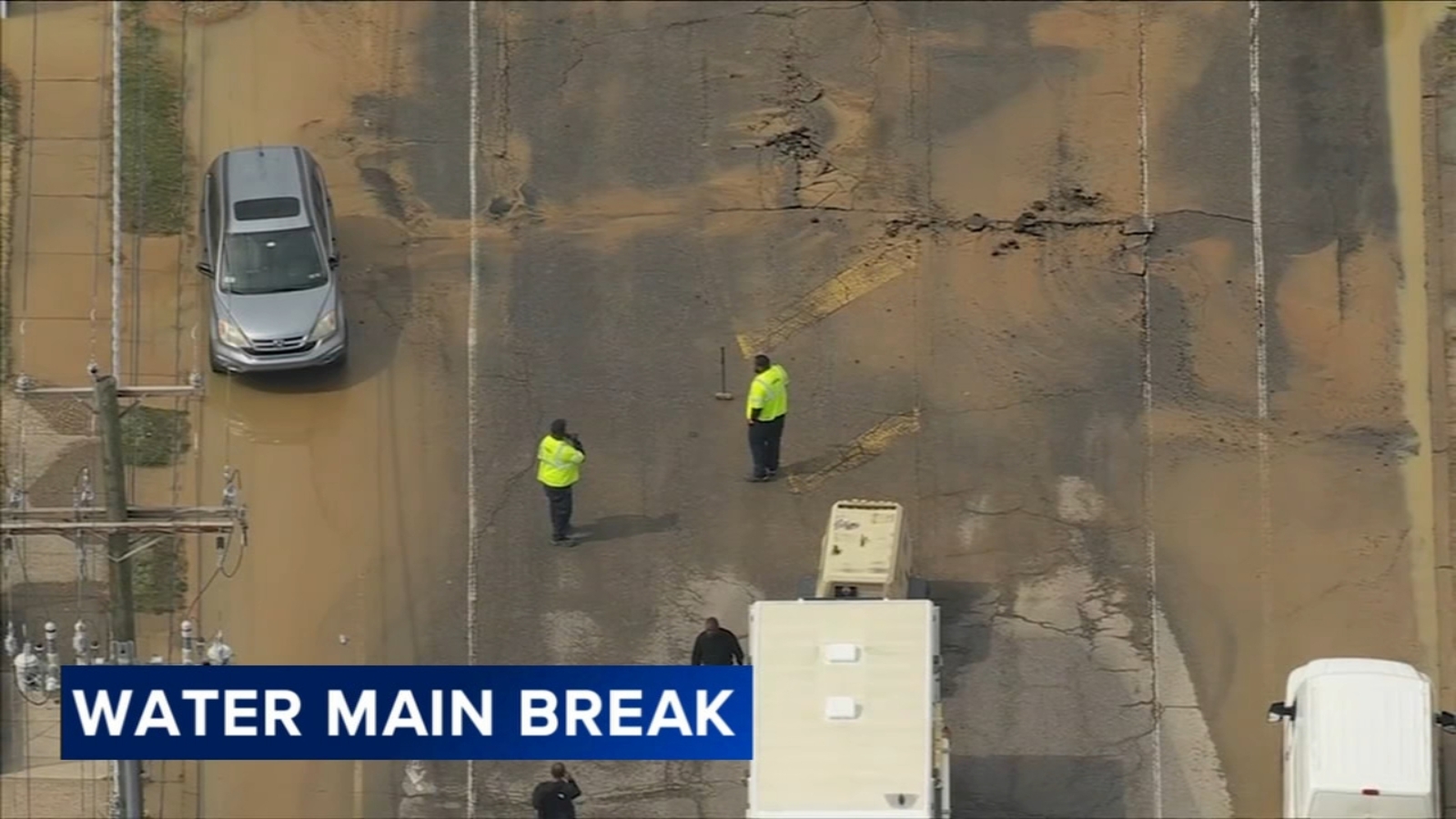 12-inch main break fills Northeast Philadelphia streets with water ...