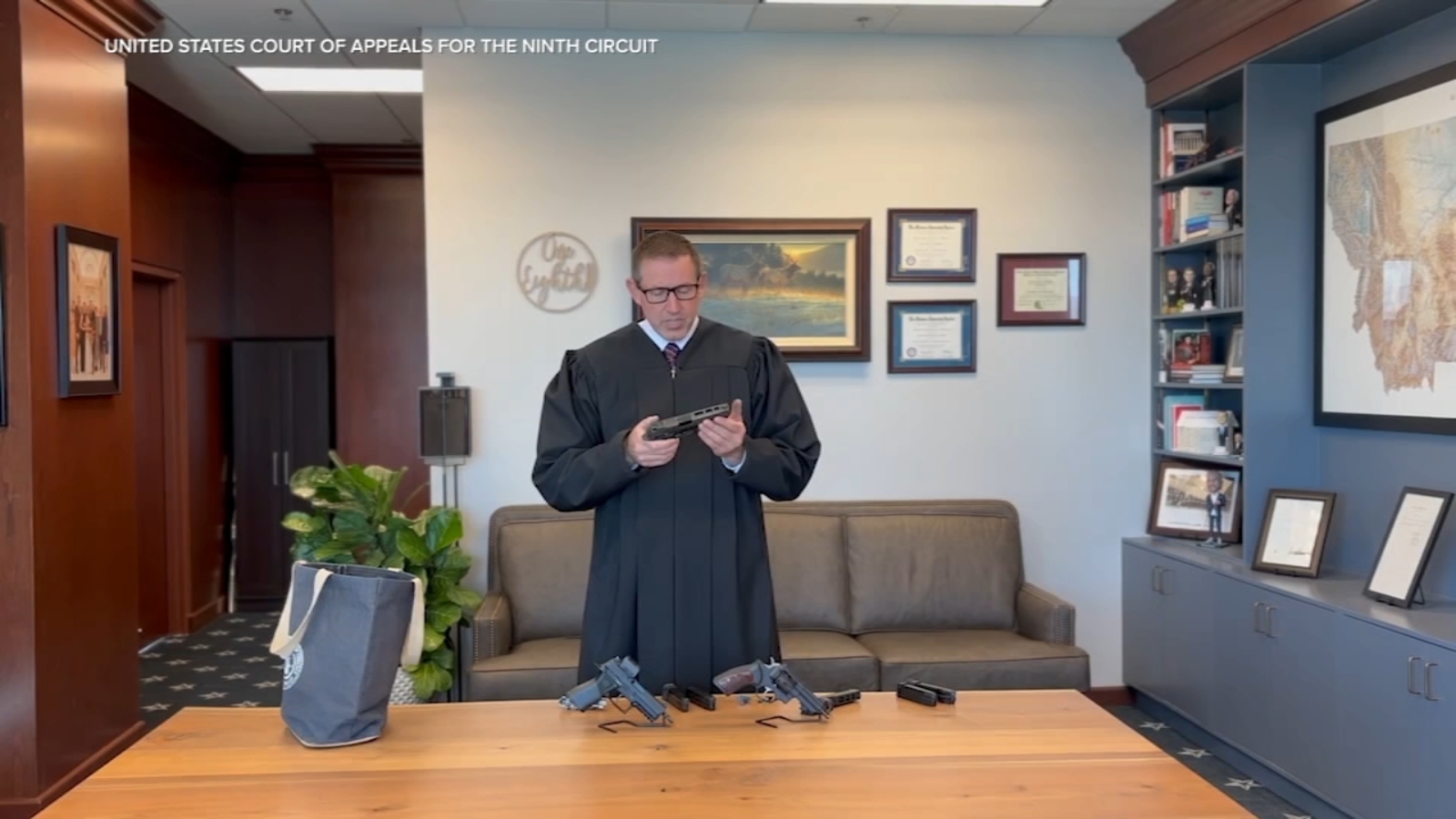 SF 9th Circuit judge releases YouTube video handling guns in chambers over 2nd Amendment case