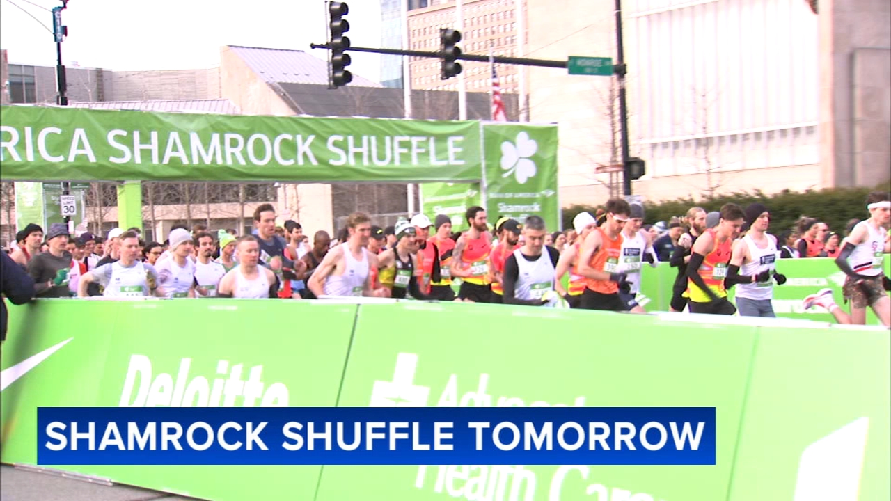 Shamrock Shuffle to bring runners, street closures downtown Chicago