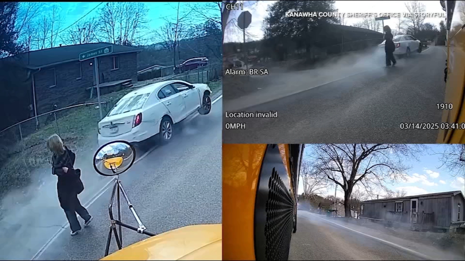 Kevin W. Webster arrested, charged after video shows child almost hit