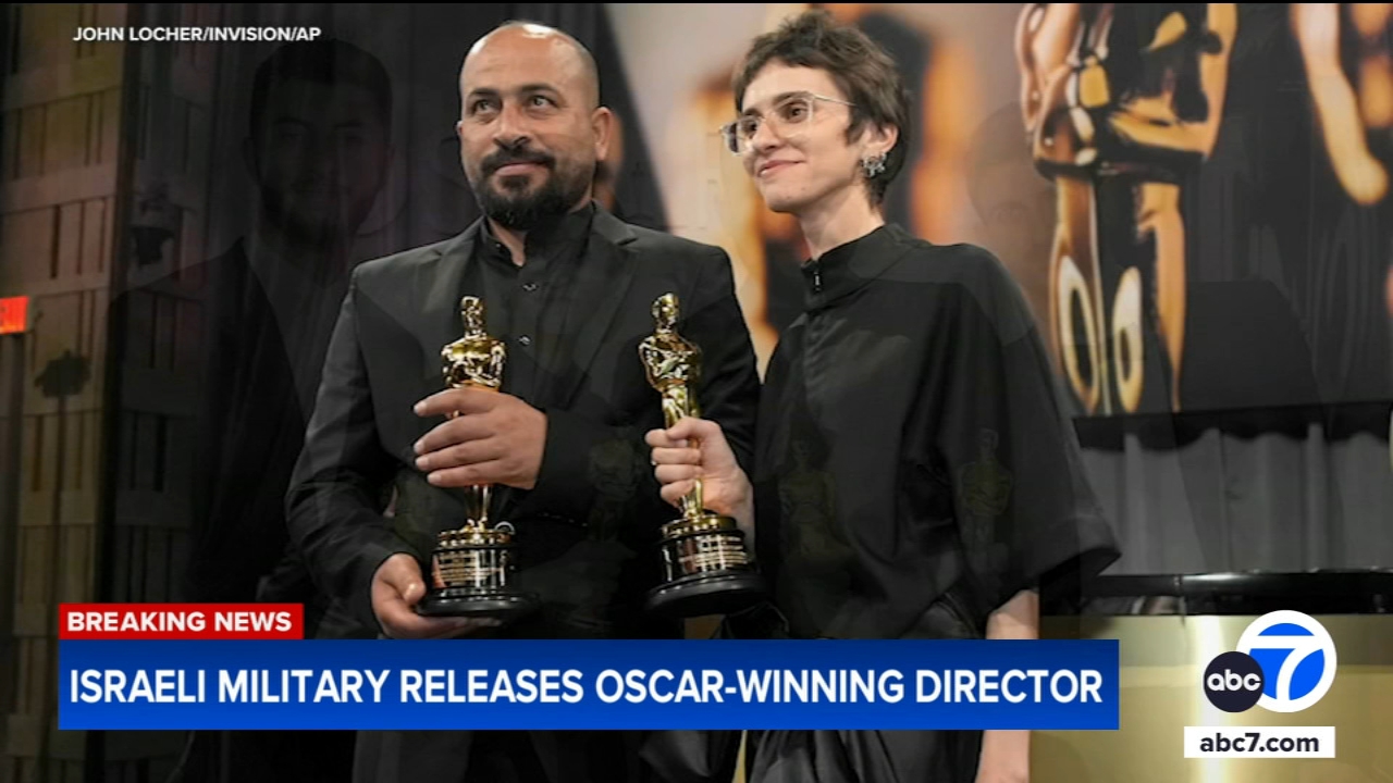 Oscar-winning director freed by Israel, friend says