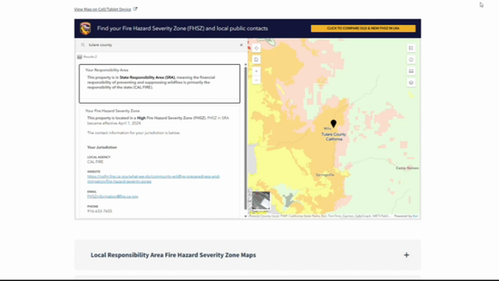 Refreshed maps reveal fire hazard zones across Central California