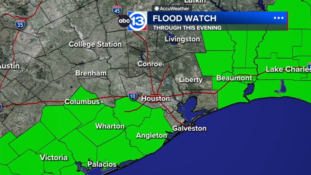 ABC13 Weather Watch: Here's where the rain could be heaviest