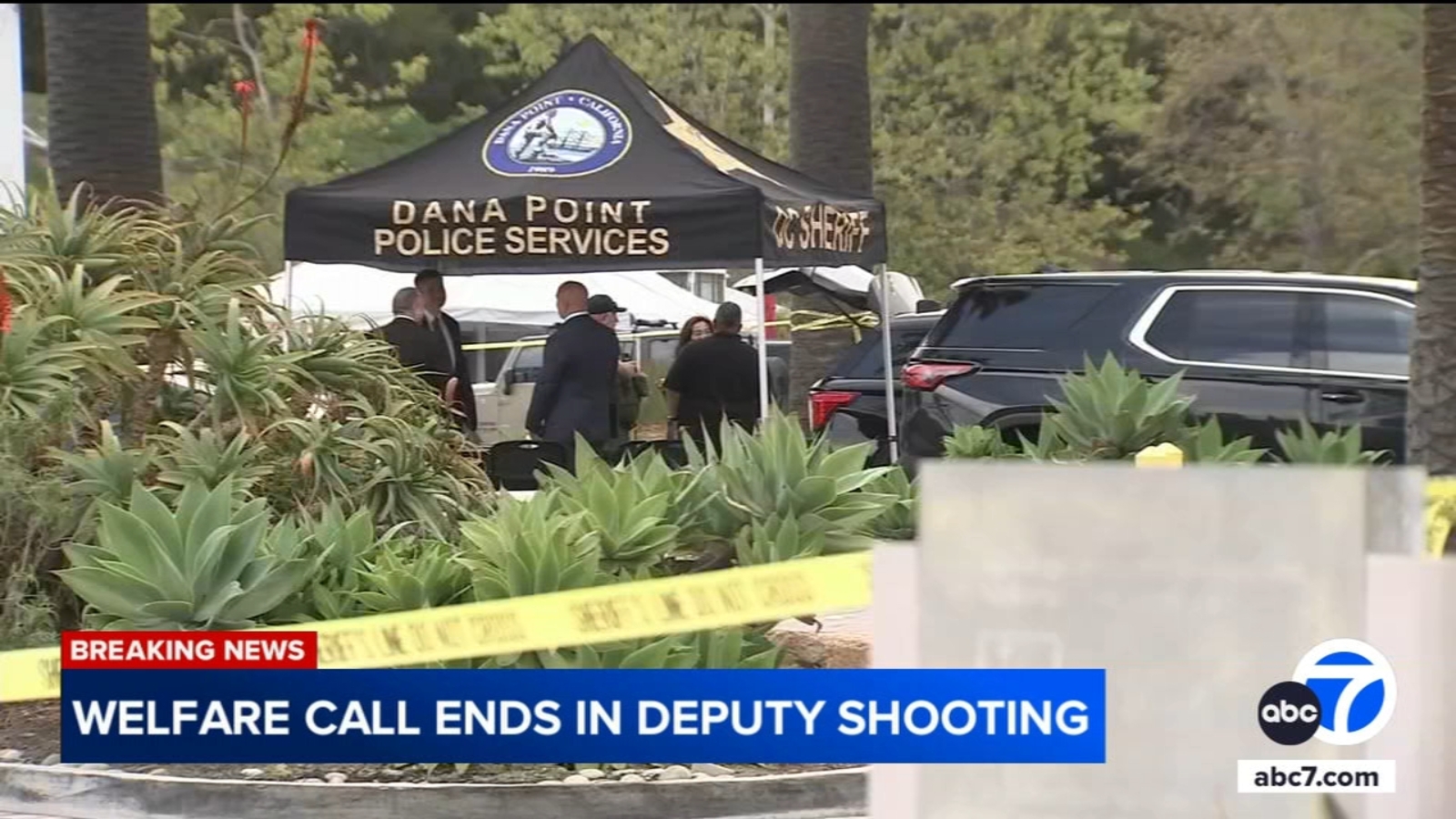 Welfare check in Dana Point ends in deputy shooting; woman hospitalized in critical condition