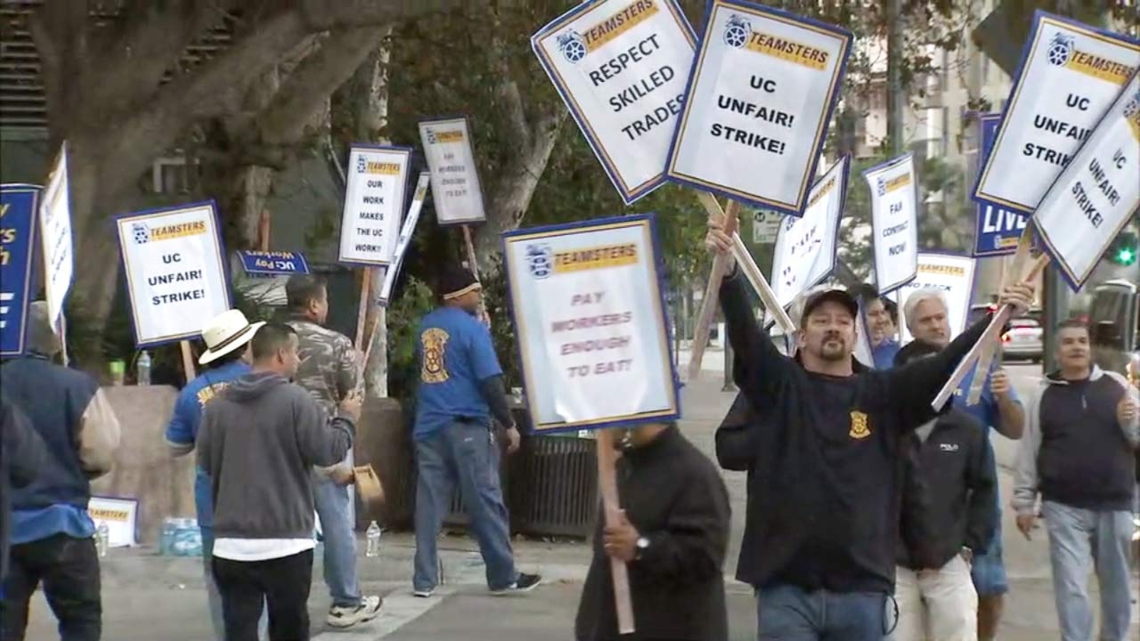 University of California workers strike, demand higher wages ABC7 Los