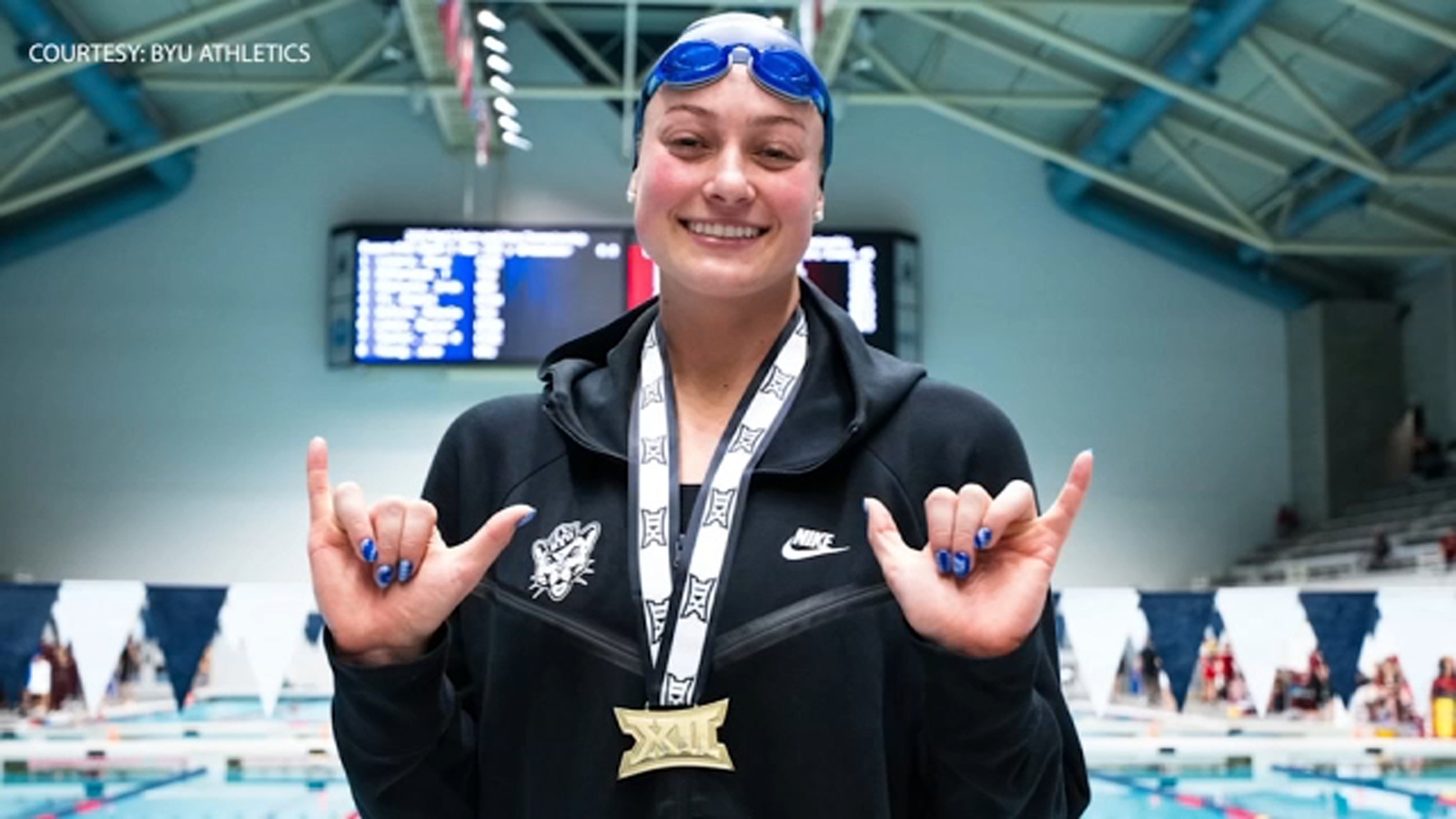 Former Clovis East swimmer breaking records at BYU