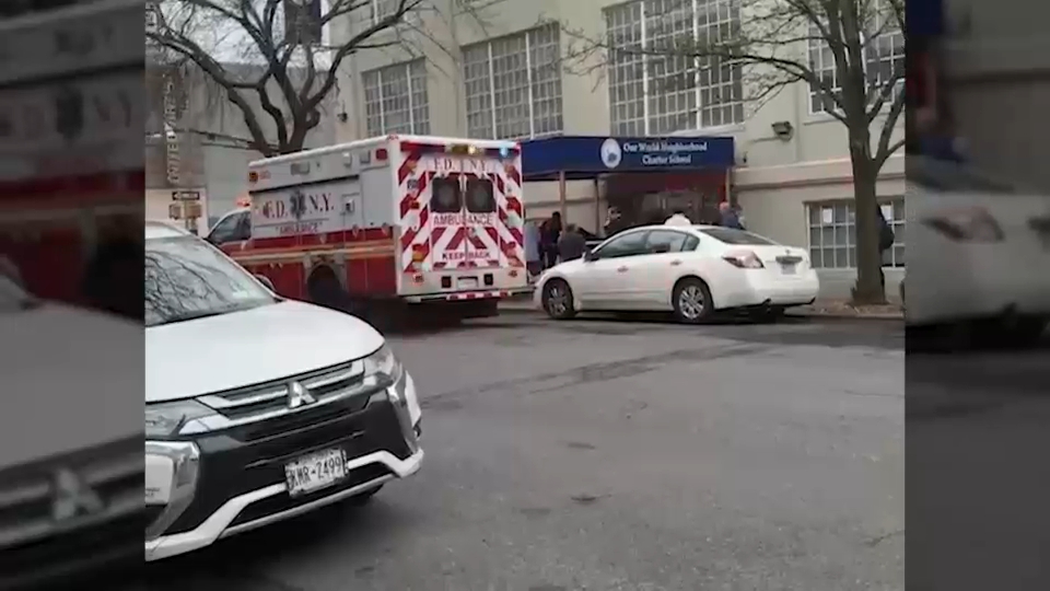 Driver charged after 3 pedestrians hit with car outside Queens elementary school