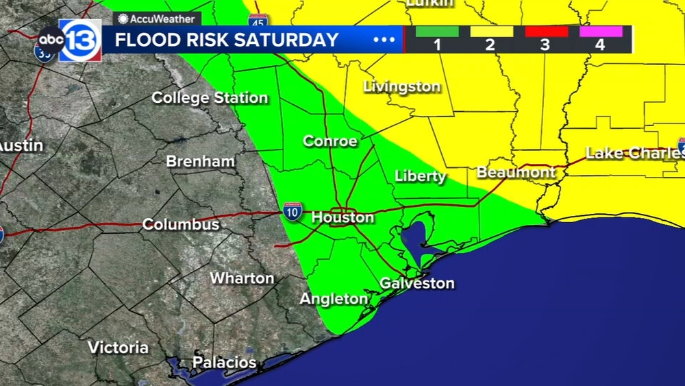 ABC13 Weather Alert issued for Saturday