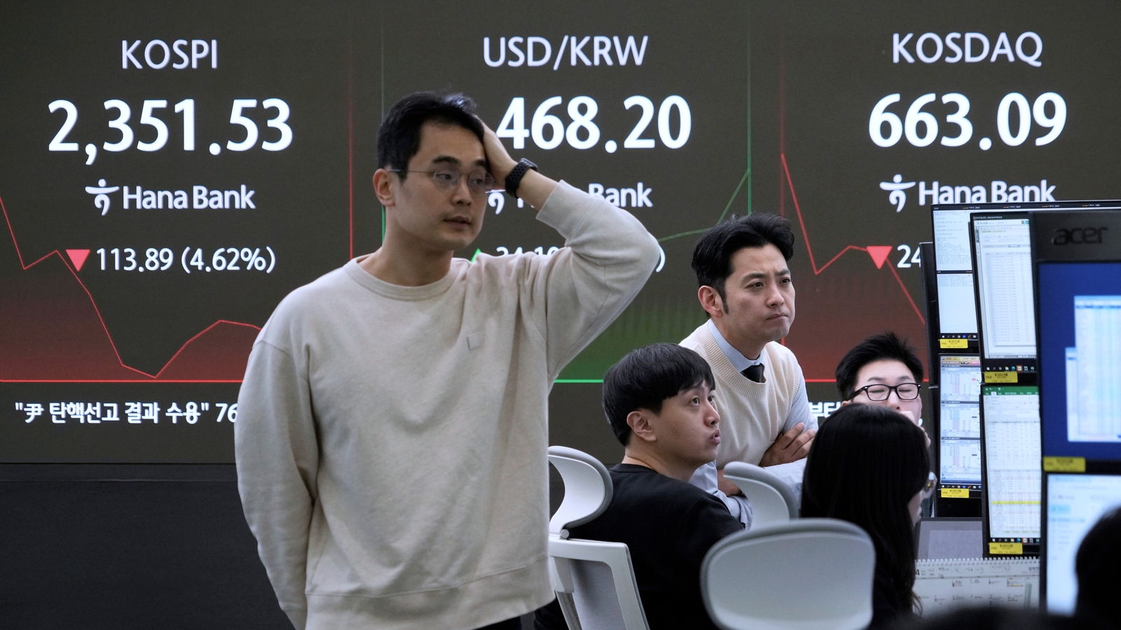 US stock futures slide amid historic rout in foreign markets