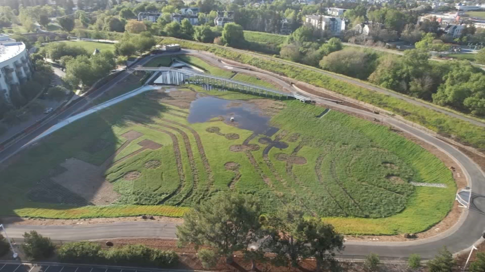 San Jose celebrates Riverview Stormwater Garden, city's 1st green stormwater  infrastructure project - ABC7 San Francisco, image size:1600x900