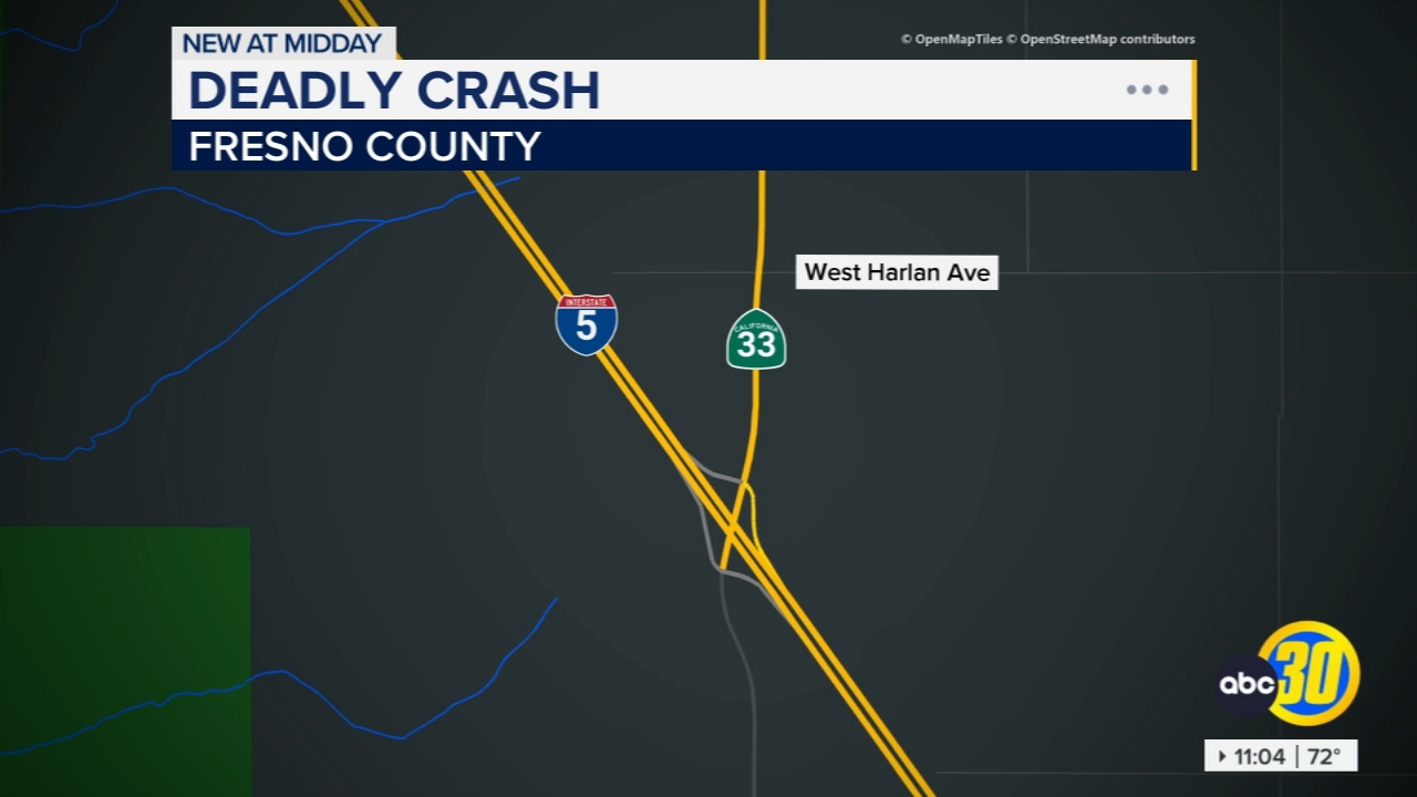 21-year-old killed in crash in Fresno County, CHP says